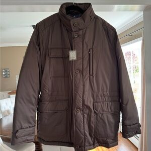 Brooks Brothers Dark Brown Puffer Jacket